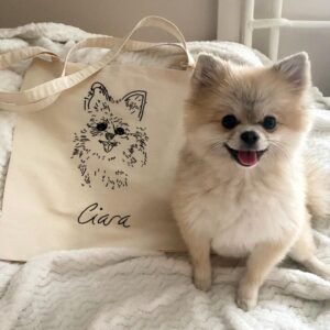 Personalizirana platenena torba bež