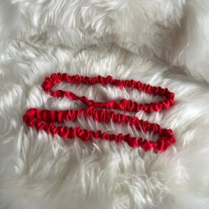 Satenska Traka Za Kosu Crvena