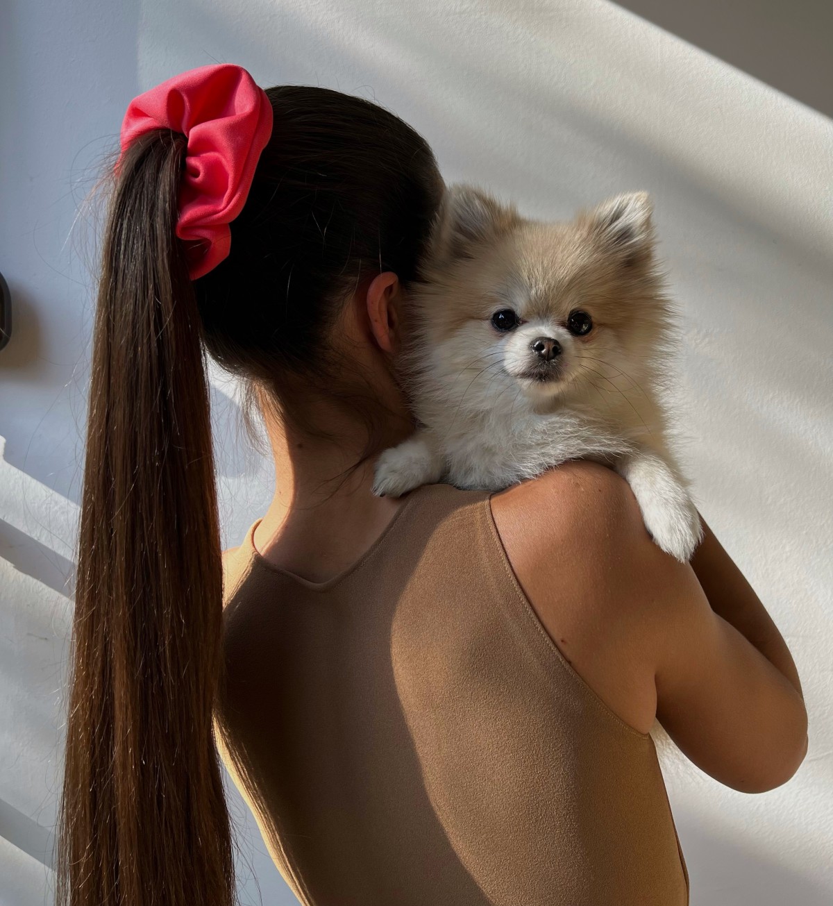 Scrunchie satenska gumica za kosu – M - Image 2